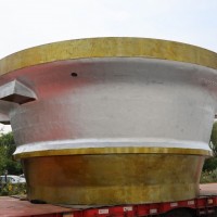 大型鑄造廠新騰飛鑄鋼加工磨盤體 支持無損探傷 1 噸以上非標定制